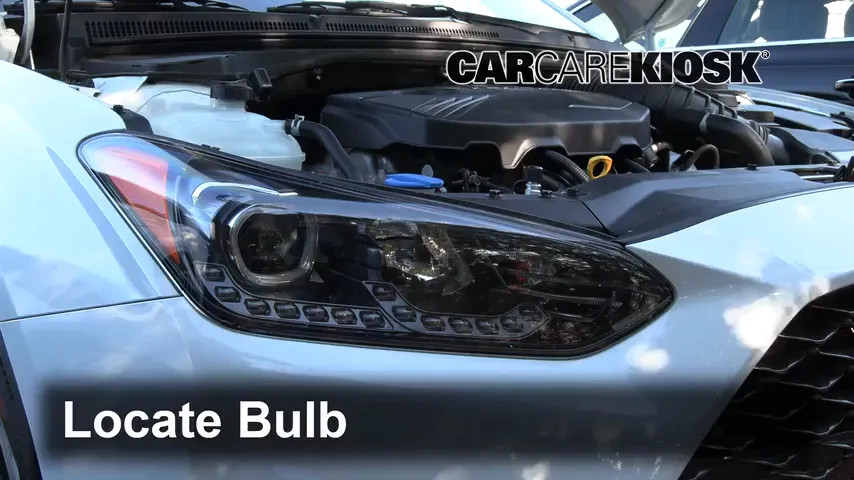 2019 Hyundai Veloster Turbo R-Spec 1.6L 4 Cyl. Turbo Hatchback (3 Door) Luces Luz de giro delantera (reemplazar foco)